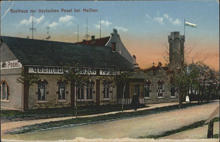 Meissen Elbe Sachsen Meissen Gasthaus zur Deutschen Posel
