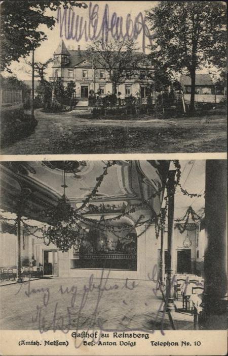 Meissen Elbe Sachsen Meissen Gasthof zu Reinsberg