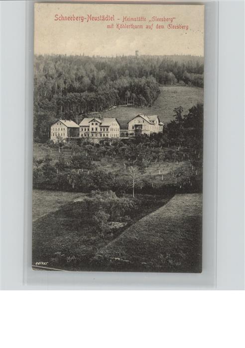 Neustaedtel Sachsen Schneeberg Heimstätte Gleesberg Köhlert