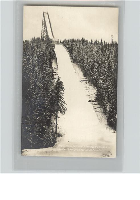 Johanngeorgenstadt Hans Heinz Schanze Sprungschanze