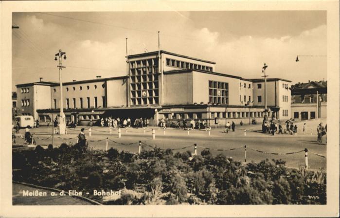 Meissen Elbe Sachsen Meissen Elbe Bahnhof