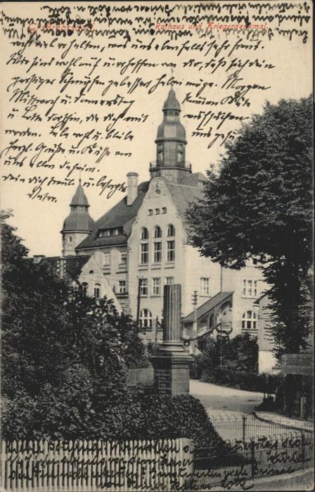 Grossroehrsdorf Sachsen Rathaus Denkmal