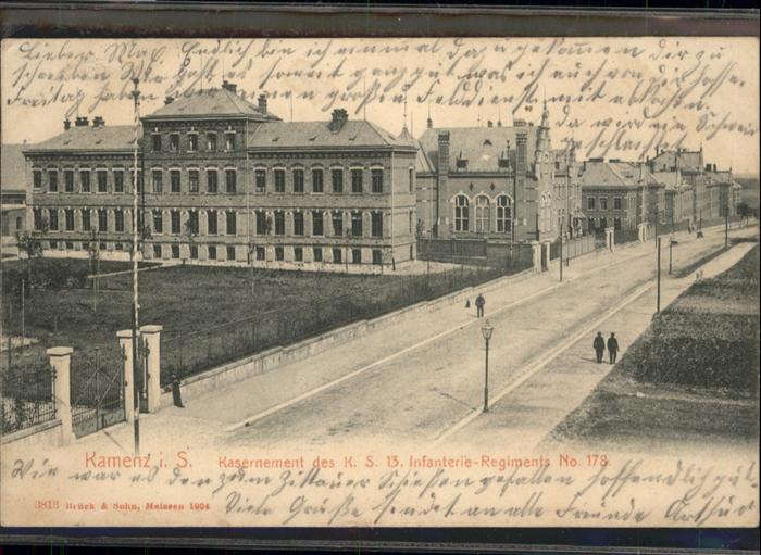 Kamenz Sachsen Kamenz Infanterie Regiment Nr. 178 Kase