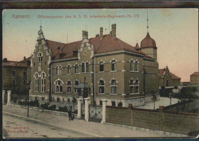 Kamenz Sachsen Kamenz Offizierskasino Infanterie Regim