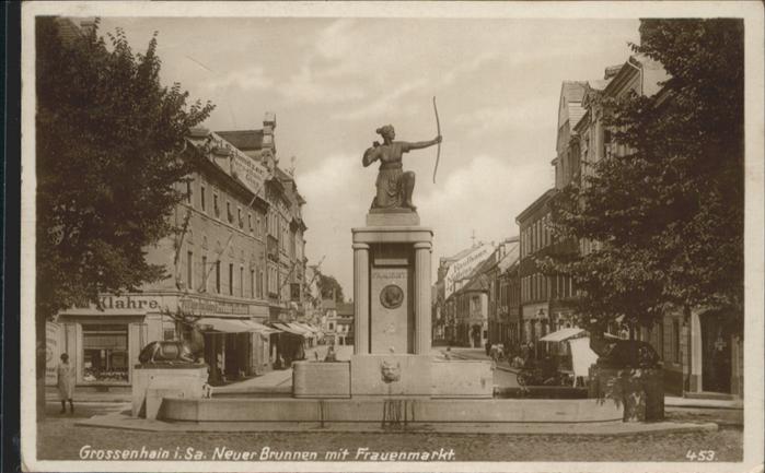 Grossenhain Sachsen Neuer Brunnen Frauenmarkt