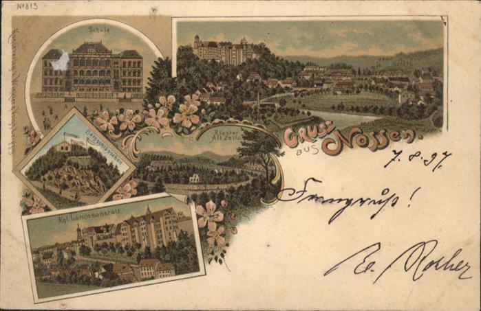 Nossen Schule Bergschlösschen Landesanstalt Kl