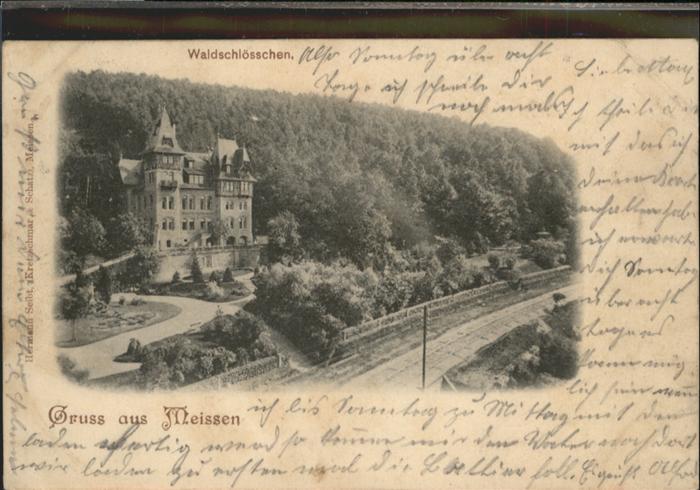 Meissen Elbe Sachsen Meissen Waldschlösschen