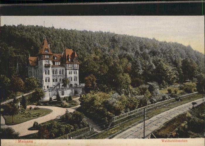 Meissen Elbe Sachsen Meissen Waldschlösschen