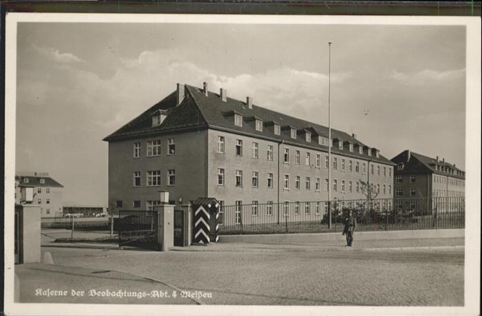 Meissen Elbe Sachsen Meissen Kaserne Beobachtungs Abteilung