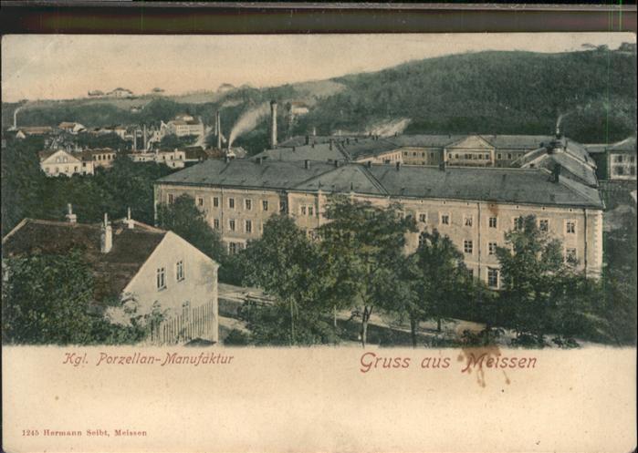 Meissen Elbe Sachsen Meissen Porzellanmanufaktur