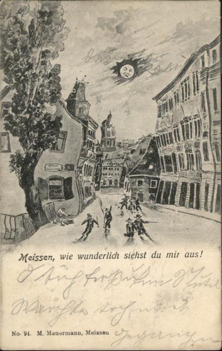 Meissen Elbe Sachsen Meissen