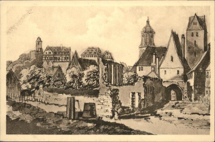 Meissen Elbe Sachsen Meissen Görnsches Tor