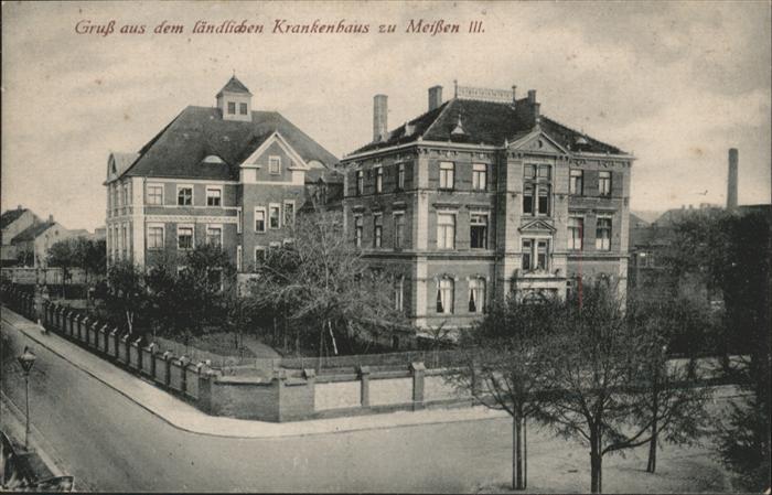 Meissen Elbe Sachsen Meissen Krankenhaus