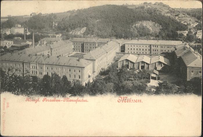 Meissen Elbe Sachsen Meissen Porzellanmanufaktur
