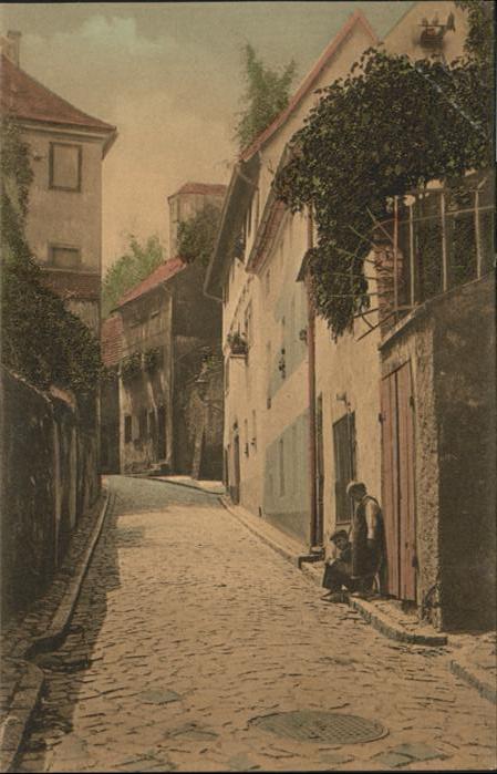 Meissen Elbe Sachsen Meissen Leinewebergasse