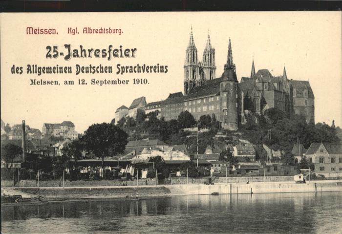 Meissen Elbe Sachsen Meissen Albrechtsburg Jahresfeier Allge