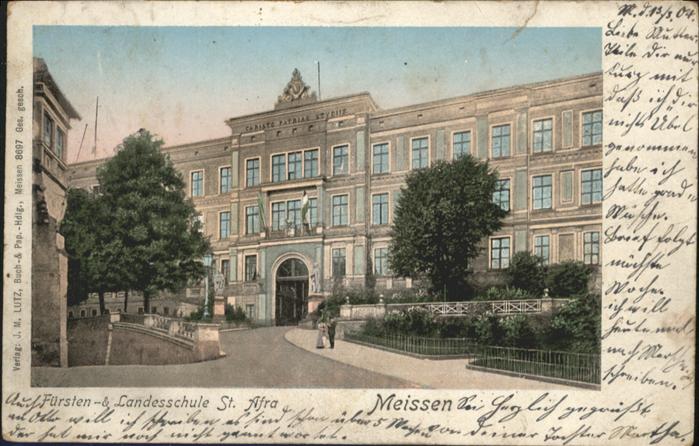 Meissen Elbe Sachsen Meissen Schule St. Afra
