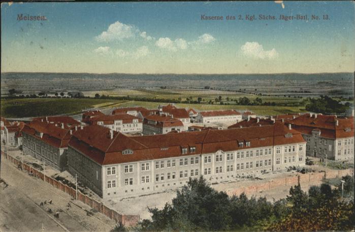 Meissen Elbe Sachsen Meissen Kaserne Jäger Bataillon Nr. 13