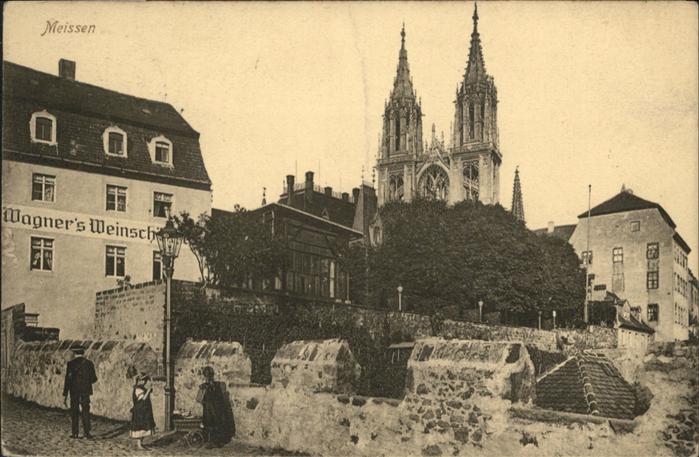 Meissen Elbe Sachsen Meissen Wagners Weinschänke