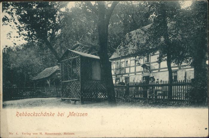 Meissen Elbe Sachsen Meissen Rehbockschänke