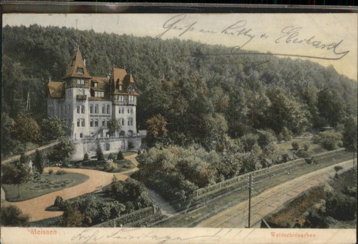 Meissen Elbe Sachsen Meissen Waldschlösschen