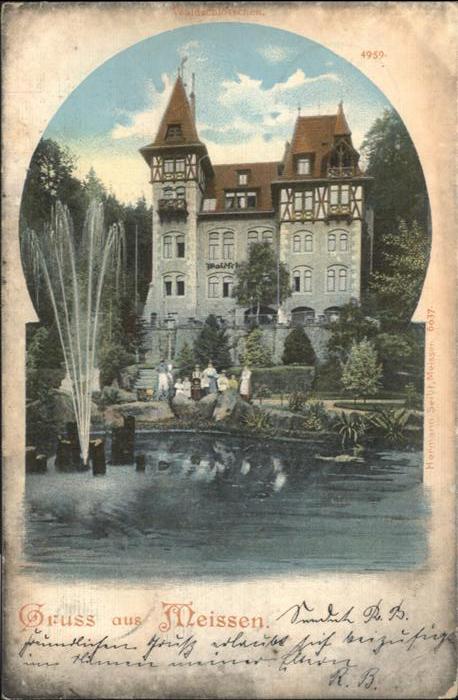 Meissen Elbe Sachsen Meissen Waldschlösschen