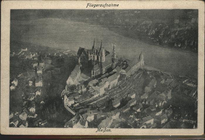 Meissen Elbe Sachsen Meissen Fliegeraufnahme