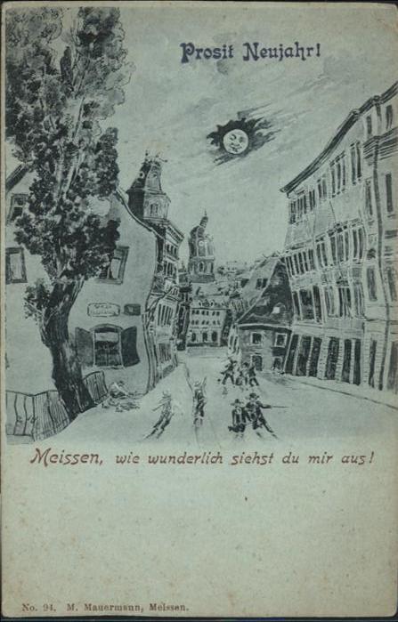 Meissen Elbe Sachsen Meissen