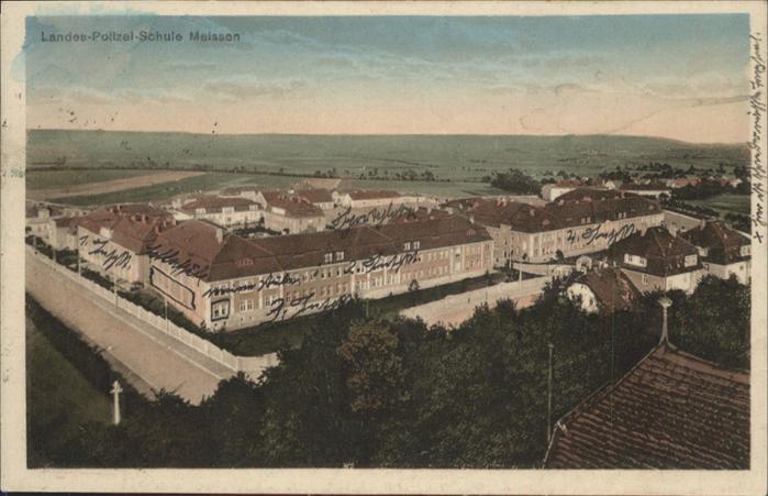 Meissen Elbe Sachsen Meissen Polizei Schule