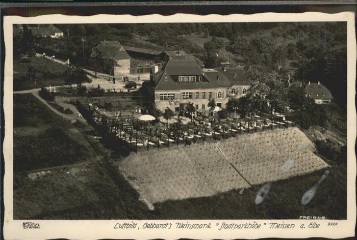 Meissen Elbe Sachsen Meissen Elbe Fliegeraufnahme Gebhardts