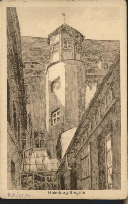 Meissen Elbe Sachsen Meissen [handschriftlich] Heimburg Smyr