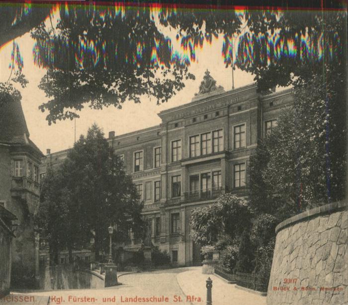 Meissen Elbe Sachsen Meissen Schule St. Afra