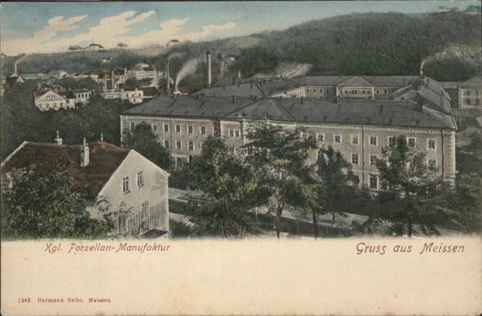 Meissen Elbe Sachsen Meissen Porzellanmanufaktur