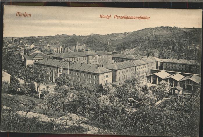 Meissen Elbe Sachsen Meissen Porzellanmanufaktur