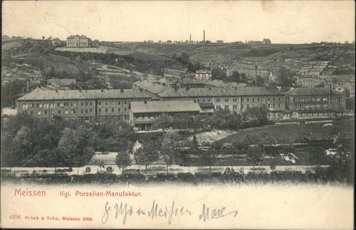 Meissen Elbe Sachsen Meissen Porzellanmanufaktur