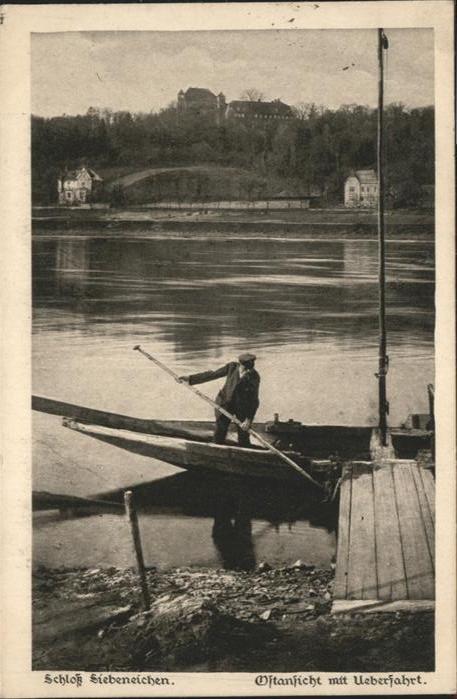 Meissen Elbe Sachsen Meissen [Stempelabschlag] Schloss Siebe