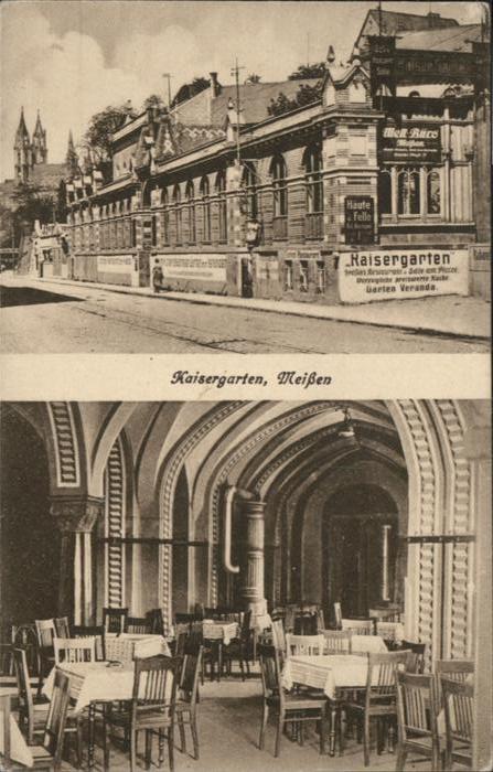 Meissen Elbe Sachsen Meissen Kaisergarten