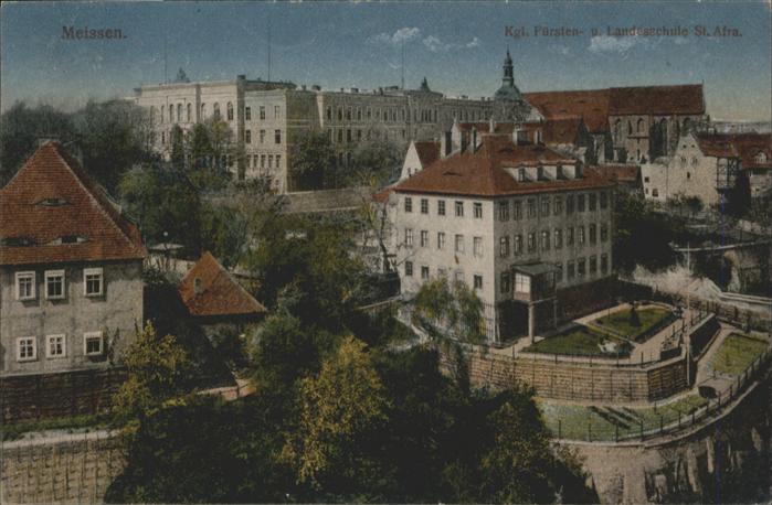 Meissen Elbe Sachsen Meissen Schule St. Afra