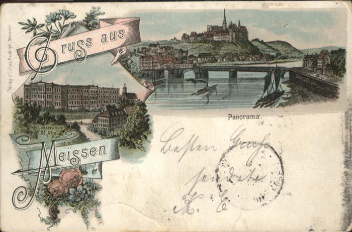 Meissen Elbe Sachsen Meissen Schule St. Afra