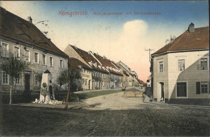Koenigsbrueck nkmal Schlossstrasse x