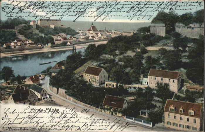 Pirna Elbe Sachsen Posta