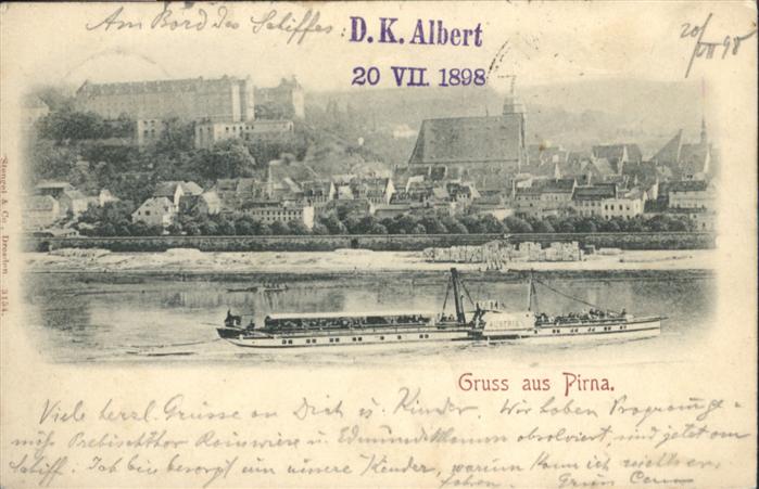 Pirna Elbe Sachsen Schiff