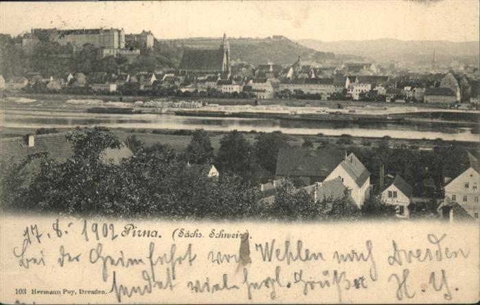 Pirna Elbe Sachsen