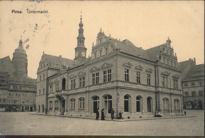 Pirna Elbe Sachsen Untermarkt