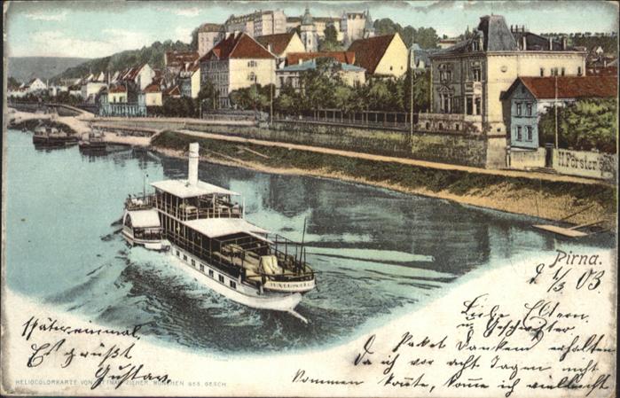 Pirna Elbe Sachsen Schiff