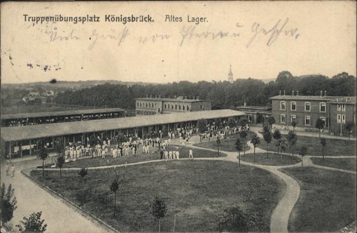 Koenigsbrueck uppenübungsplatz Altes Lager x