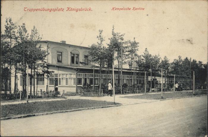 Koenigsbrueck uppenübungsplatz Hempelsche Kantine x