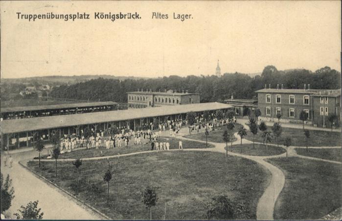 Koenigsbrueck uppenübungsplatz Altes Lager x