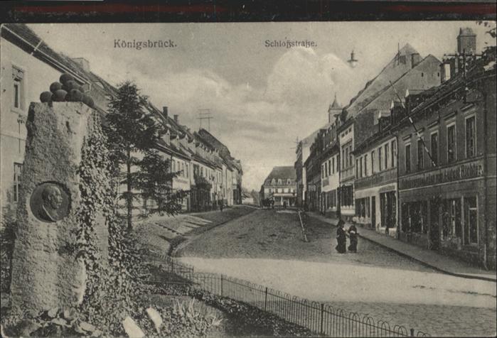 Koenigsbrueck hloss Strasse *