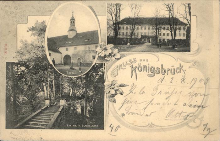 Koenigsbrueck hlosspark Schloss  x